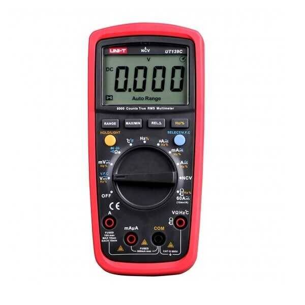 Unit UT 139C Isı Problu AC/DC TrueRMS Dijital Multimetre - 1
