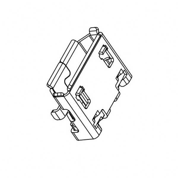USB Micro B 5 Pin Smd - 2