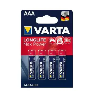 Varta 4703 Longlife Max Power AAA İnce Kalem Pil 4'lü - 1 data-big=