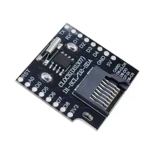 Wemos D1 Mini Data Loggar Shield RTC + MicroSD - 1