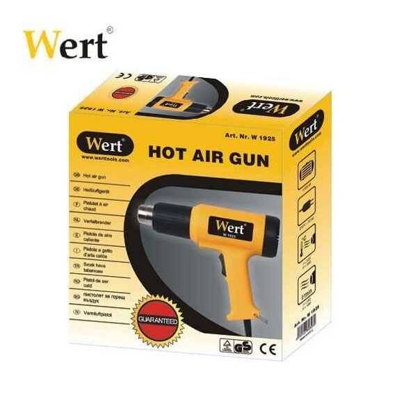 WERT 1925 Sıcak Hava Tabancası, 1500W - 2