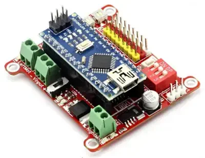 Wing Arduino Nano Robot Kartı (Çizgi İzleyen ve Minisumo Robot'a Özel) - 1 data-big=
