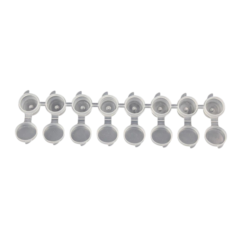 Wingard WG01 Kapaklı Boya Saklama Kabı 8 Gözlü 8x4.5ml - 1