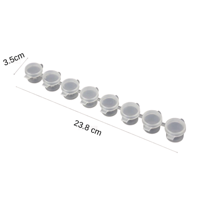 Wingard WG01 Kapaklı Boya Saklama Kabı 8 Gözlü 8x4.5ml - Wingart (1)