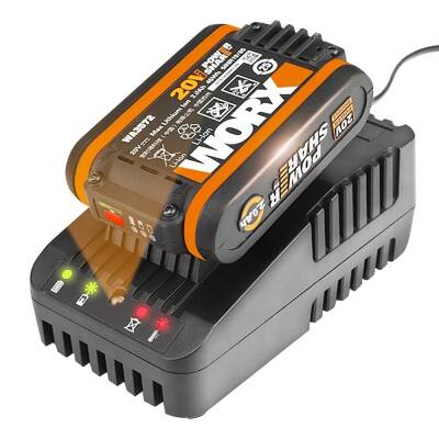WORX WA3601 20V2Ah PowerShare Li-ion Akü ve Akü Şarj Cihazı - 1 data-big=