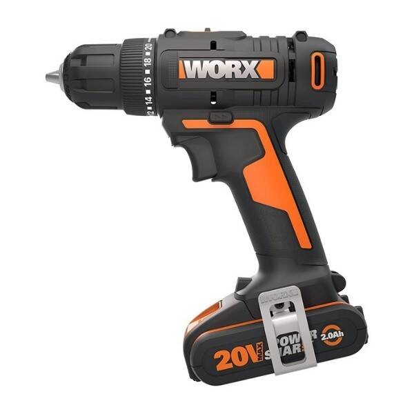 WORX WX100 20V2A Li-ion Akülü Profesyonel Şarjlı Matkap - 1