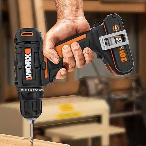 WORX WX100 20V2A Li-ion Akülü Profesyonel Şarjlı Matkap - 5