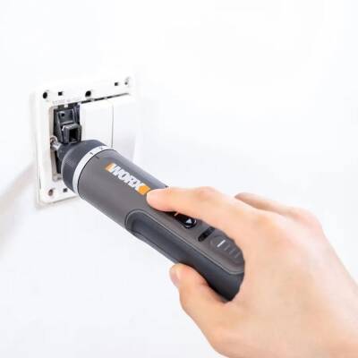 WORX Şarjlı Tornavida WX242 4V2Ah Li-ion Akıllı Tork Ayarlı + 30 Adet Bits Uç - 5 data-big=