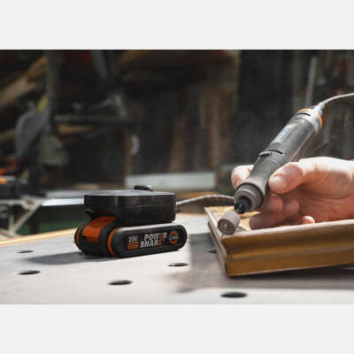 WORX WX739 MAKERX 20Volt 2.0Ah. Kömürsüz Profesyonel Kalem Tipi Devir Ayarlı Gravür Seti + 34 Parça aksesuar - 7 data-big=