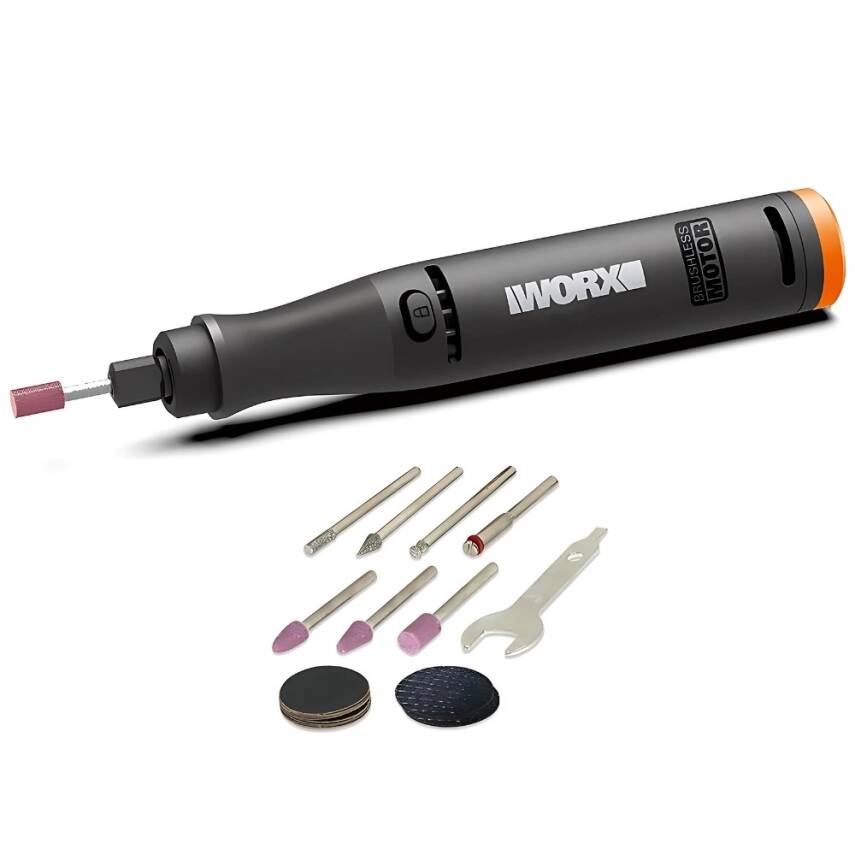 WORX WX739.9 MAKERX 20Volt Kömürsüz Profesyonel Gravür Makinesi - 1