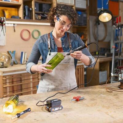 WORX WX739.9 MAKERX 20Volt Kömürsüz Profesyonel Gravür Makinesi - WORX (1)