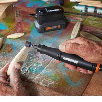 WORX WX739.9 MAKERX 20Volt Kömürsüz Profesyonel Gravür Makinesi - 3 data-big=