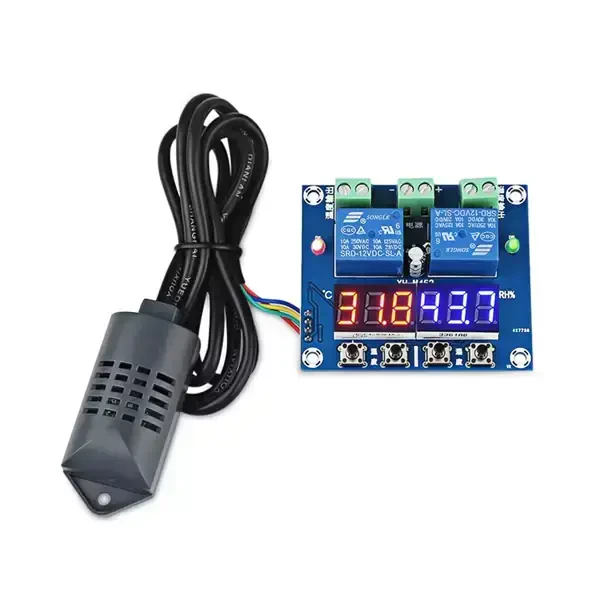 XH-M452 Çift Çıkışlı Kuluçka Sıcaklık Nem Kontrol Rölesi Modülü - 12V - 1