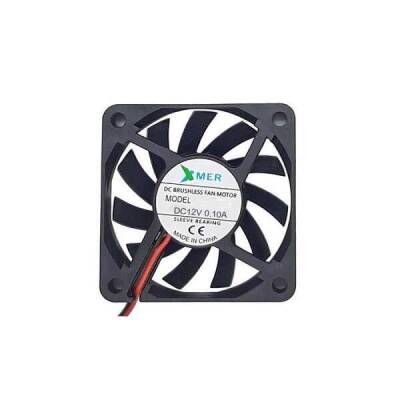 XMER 12V DC 2 Kablo Fan 40x40x10mm - XMER