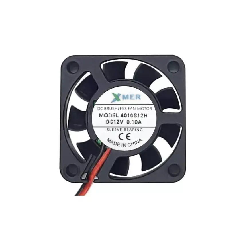 XMER 12V DC 2 Kablo Fan 40x40x10mm - XMER
