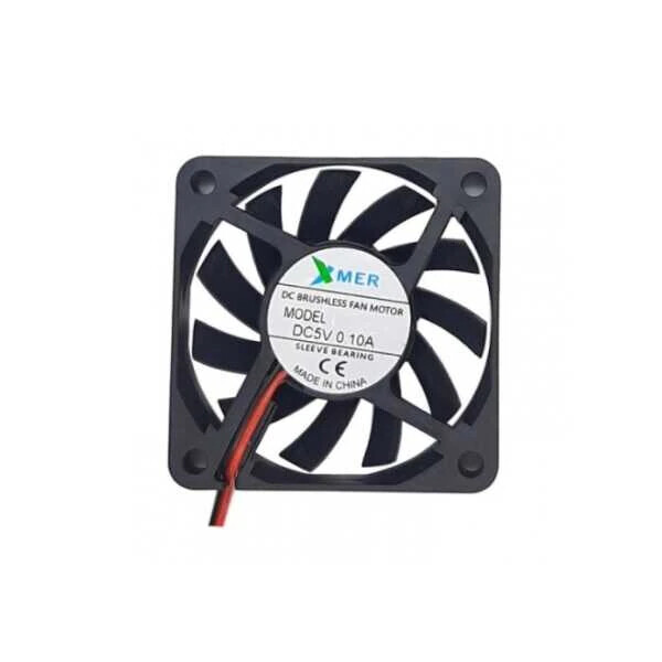 XMER 5V DC 2 Kablo Fan 50x50x10mm - XMER
