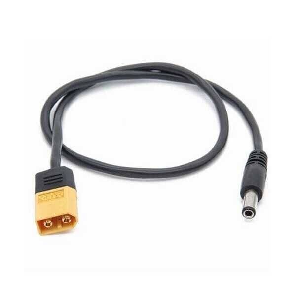 XT60 Erkek Bullet Konektörden Erkek DC 5.5x2.5mm Güç Kablosuna Dönüştürücü (TS100 Havya Uyumlu) - 1