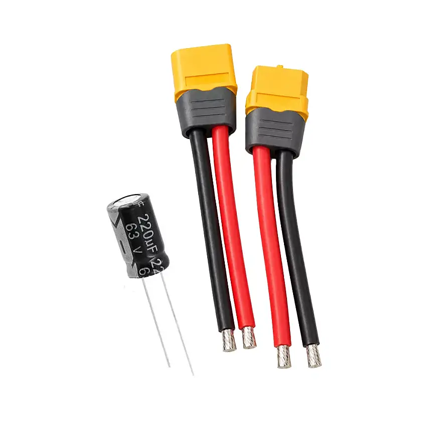 XT60 Kablolu Erkek-Dişi Güç Bağlantı Seti - 1