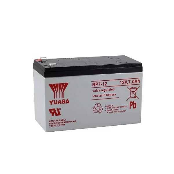 Yuasa NP7-12 12V 7Ah Bakımsız Kuru Akü - 1